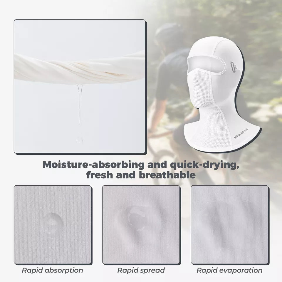 ROCKBROS Дишаща балаклава покривало за глава за мъже и жени