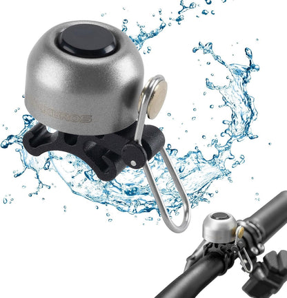 ROCKBROS велосипед звънец кормило класически, планински велосипед ретро велосипед звънец силен звънец велосипед мед велосипед звънец за 22-34 mm