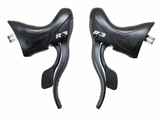 LTWOO Десен скоростен лост с алуминиев спирачен лост за 2*8 предавки с 2050 мм кабел от неръждаема стомана