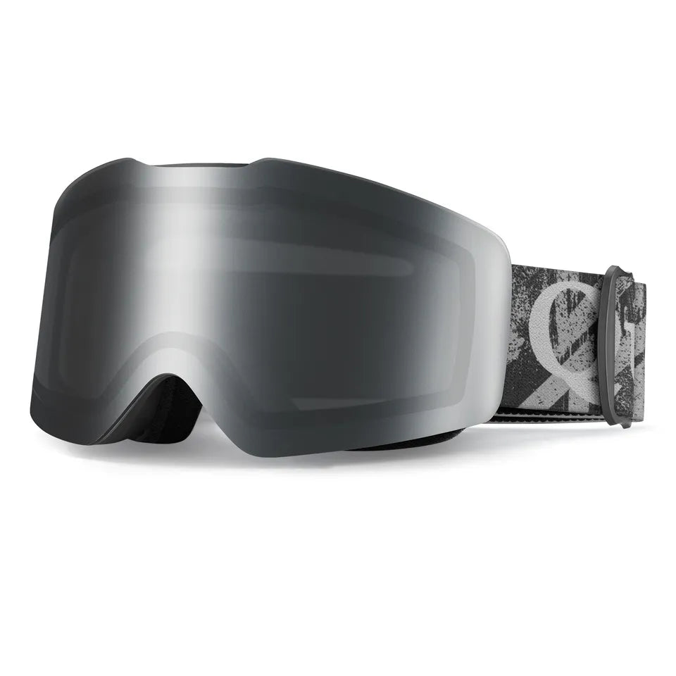 Qunature Frameless Ски очила Очила за сноуборд UV400 Очила против мъгла Унисекс