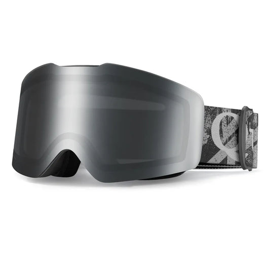 Qunature Frameless Ски очила Очила за сноуборд UV400 Очила против мъгла Унисекс