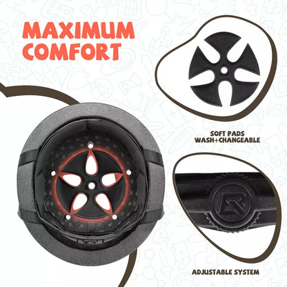 ROCKBROS детска велосипедна каска, защитна каска, младежка спортна каска, детска каска за 48-52 см