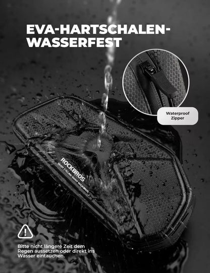 ROCKBROS 1.4L чанта за рамка велосипедна чанта за велосипедни рамки водоустойчива до 6.8 инча