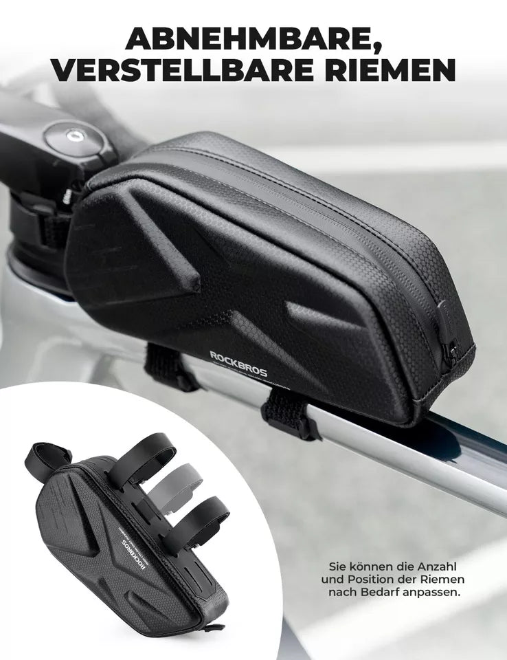 ROCKBROS 1.4L чанта за рамка велосипедна чанта за велосипедни рамки водоустойчива до 6.8 инча