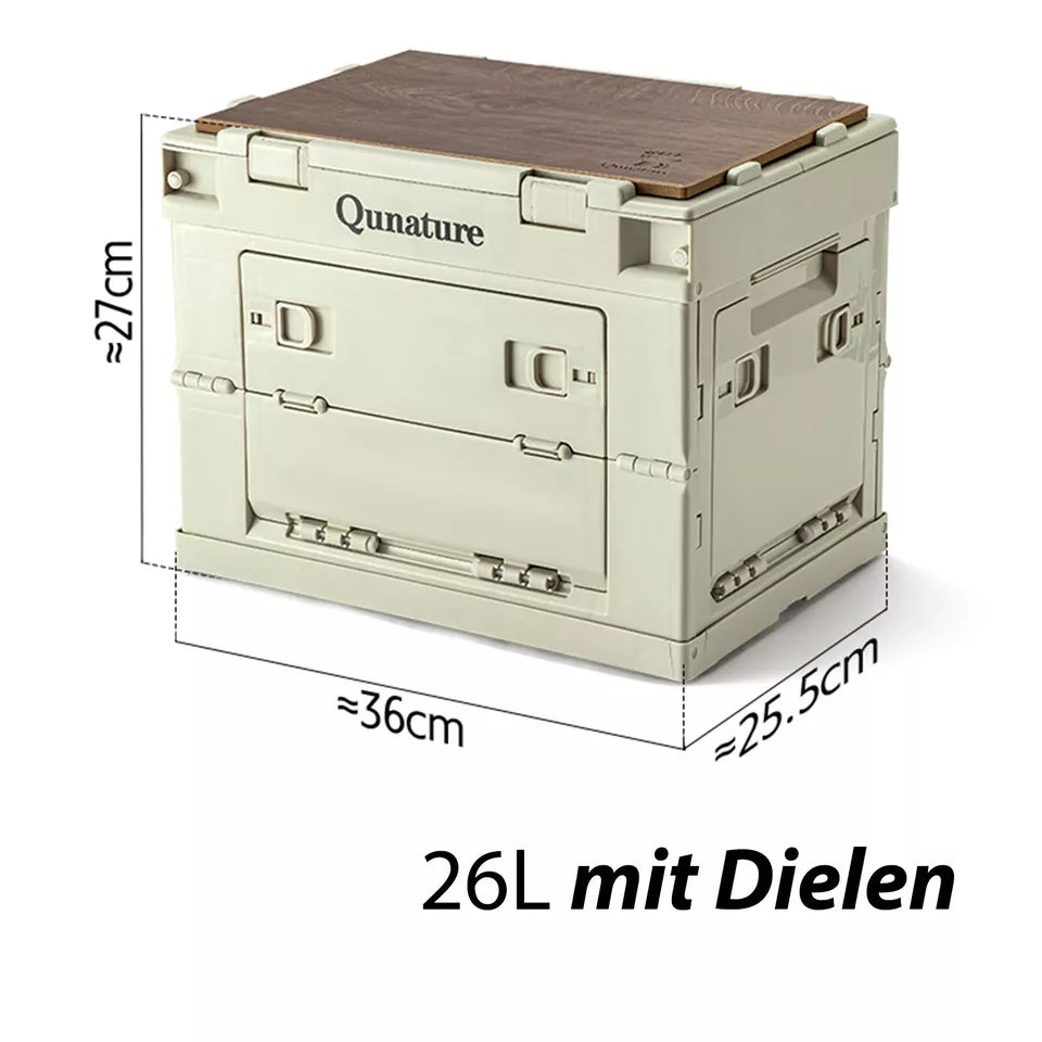 Кутия за къмпинг Qunature Сгъваем органайзер Кутия за къмпинг Кутия за съхранение 26/55/60L