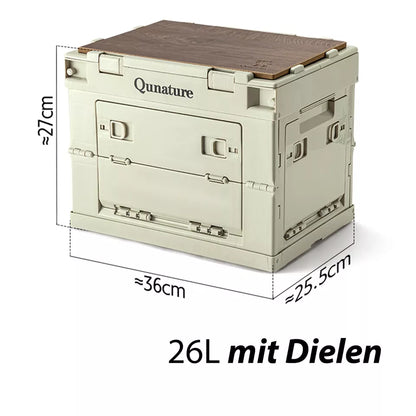 Кутия за къмпинг Qunature Сгъваем органайзер Кутия за къмпинг Кутия за съхранение 26/55/60L