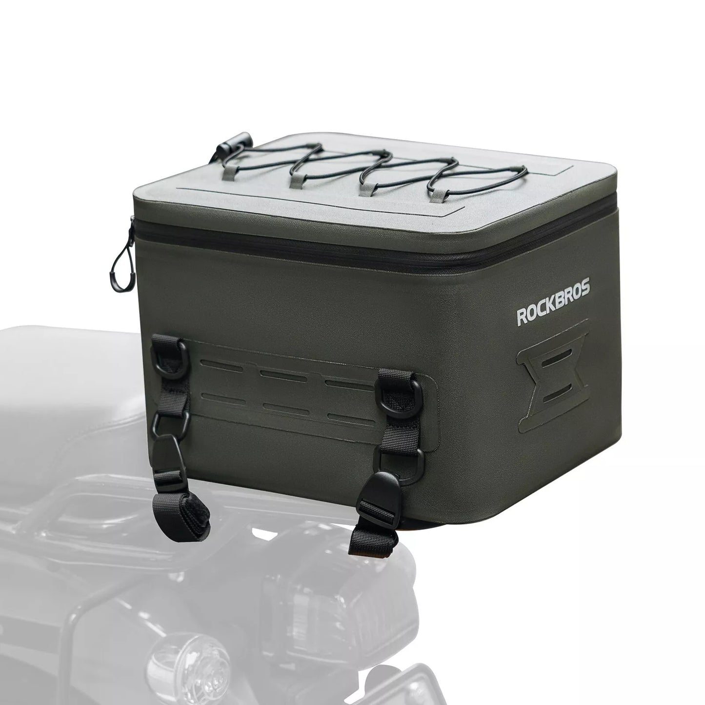 ROCKBROS мотоциклетна чанта 13L напълно водоустойчива 600D опашка чанта чанта за багаж