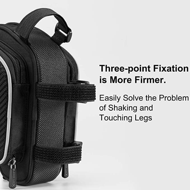 ROCKBROS 006-1BK Чанта за велосипедна рамка светлоотразителна 1.8L черна