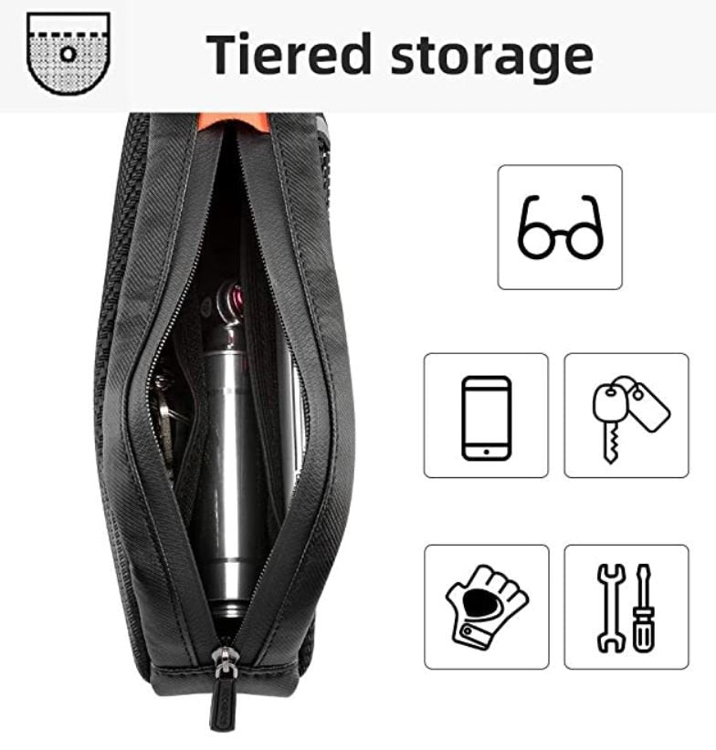 ROCKBROS 039BK Рамка чанта за велосипед прибл. 1L за мобилен телефон