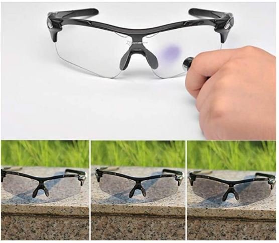 ROCKBROS 10068 Слънчеви очила Фотохромни велосипедни стъкла Самозатъмняващи се