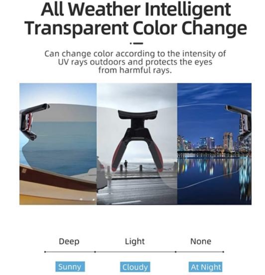 ROCKBROS 10111 Слънчеви очила Фотохроматични велосипедни очила