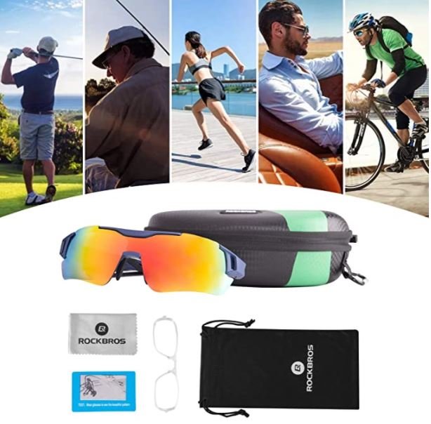 ROCKBROS 10117 Велосипедни очила Поляризирани слънчеви очила