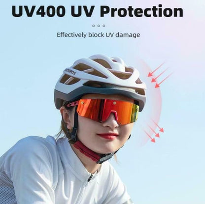 ROCKBROS 2 в 1 поляризирани слънчеви очила Магнитни спортни очила със сменяеми лещи