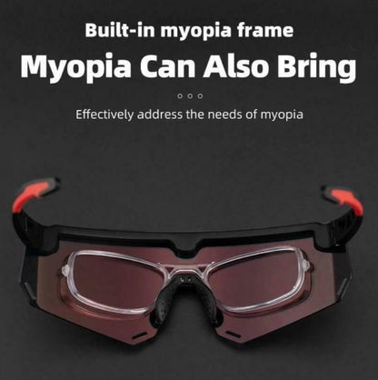 ROCKBROS 2 в 1 поляризирани слънчеви очила Магнитни спортни очила със сменяеми лещи