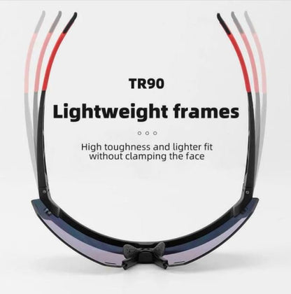 ROCKBROS 2 в 1 поляризирани слънчеви очила Магнитни спортни очила със сменяеми лещи