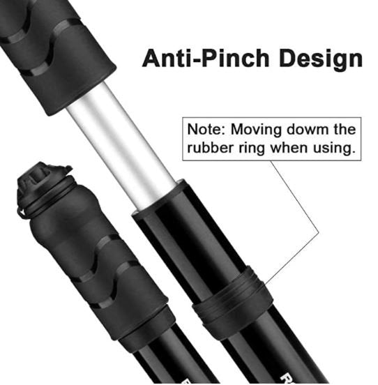 ROCKBROS 810PCS-HP Велосипедна мини въздушна помпа Рамкова помпа 100 PSI