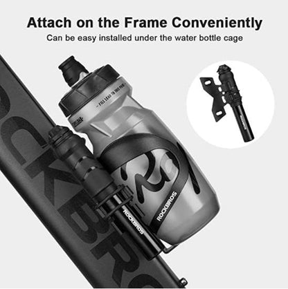 ROCKBROS 810PCS-HP Велосипедна мини въздушна помпа Рамкова помпа 100 PSI