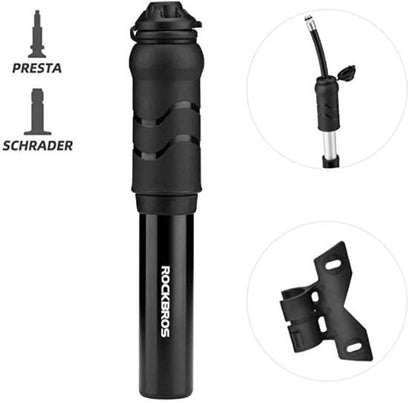 ROCKBROS 810PCS-HP Велосипедна мини въздушна помпа Рамкова помпа 100 PSI