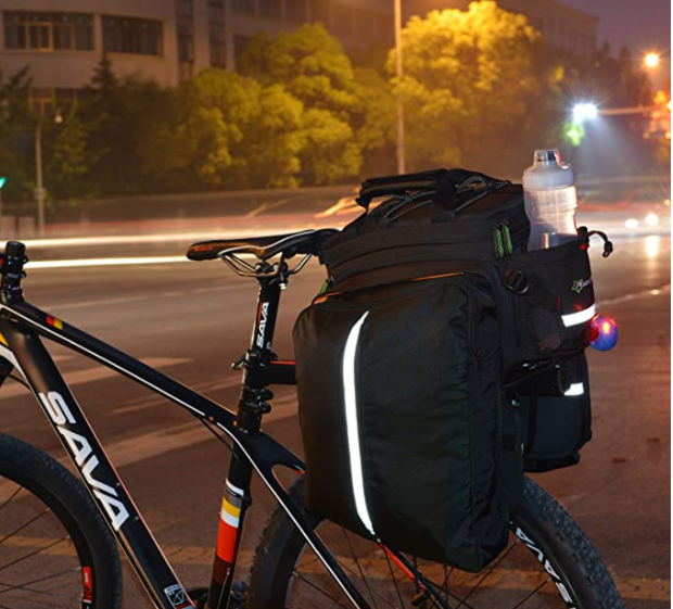 ROCKBROS A6-03BKK чанта за багажник, светлоотразителна чанта за дисаги