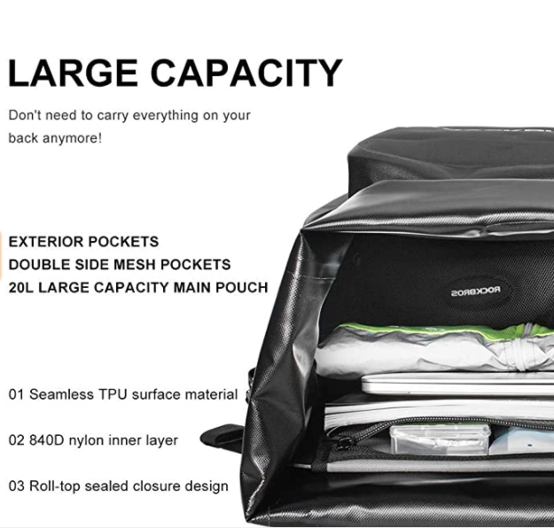 ROCKBROS AS-001-2 Велосипедна чанта 20-27L