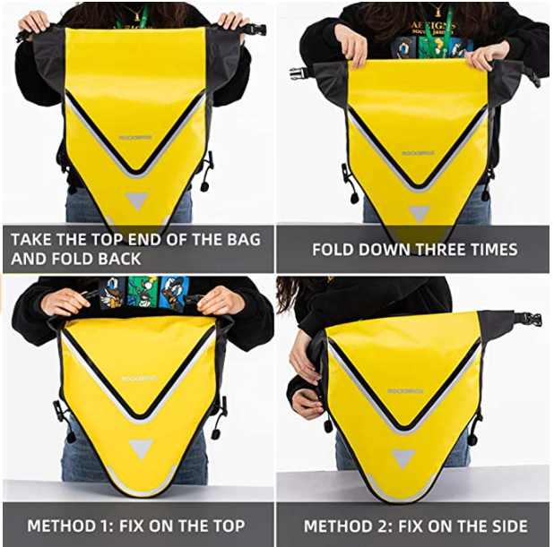 Чанта ROCKBROS AS-001-3Y 20L жълто/черно злато