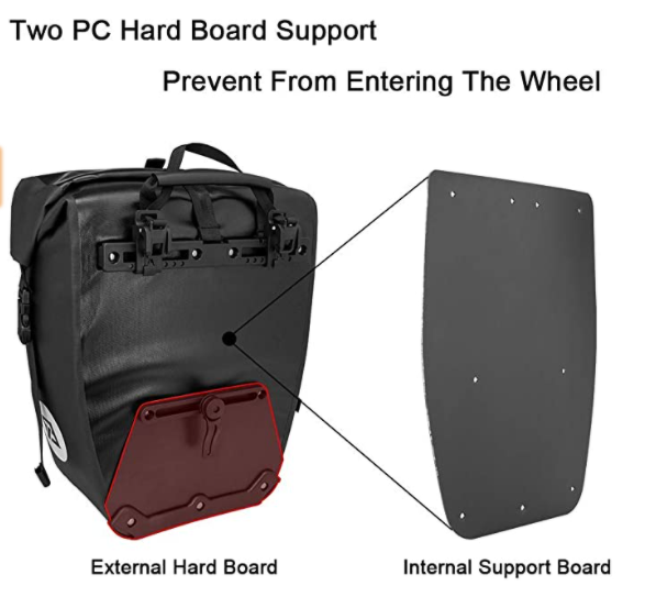 ROCKBROS AS-002-1 Задна велосипедна чанта 100% водоустойчива чанта за багажник 27L