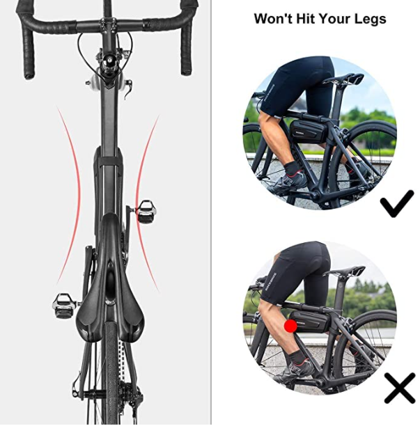 ROCKBROS B66/7 чанта с рама велосипедна чанта водоустойчива триъгълна чанта 1.5L/2.5L