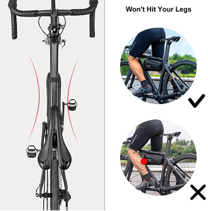 ROCKBROS B66/7 чанта с рама велосипедна чанта водоустойчива триъгълна чанта 1.5L/2.5L