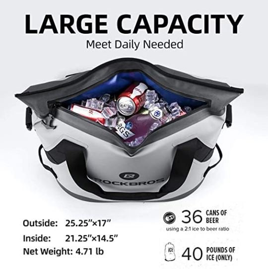 ROCKBROS BX-003 Хладилна чанта Водоустойчив охладител 17L Изолирана охладителна кутия