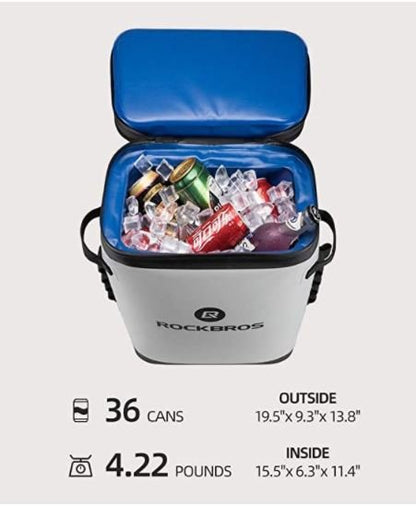 ROCKBROS BX-004 Хладилна чанта Водоустойчив охладител 17L Изолирана охладителна кутия