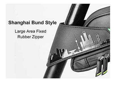 Чанта за дисаги ROCKBROS C27 Чанта за седалка черна 1L/1.5L с държач за задна светлина