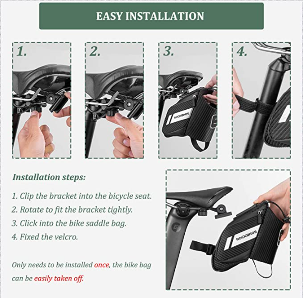 Чанта за велосипед ROCKBROS C32 с държач за бутилка прибл