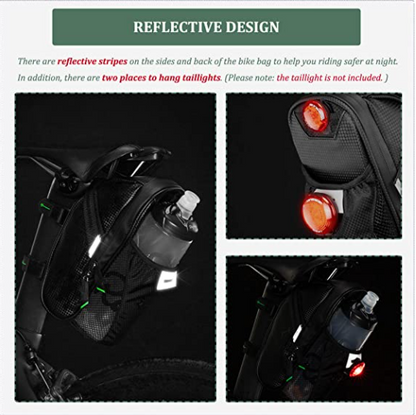 Водоустойчива светлоотразителна чанта за дисаги ROCKBROS C35