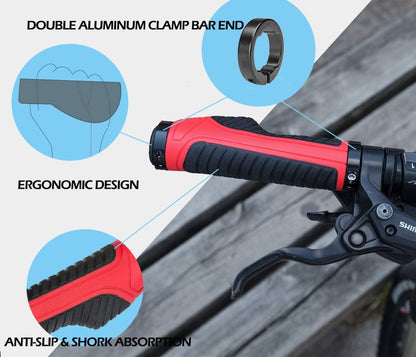 Ергономични ръкохватки за кормило на велосипед ROCKBROS, неплъзгащи се 22 мм