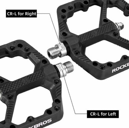 Педали за велосипед ROCKBROS Планински велосипед Педали за шосеен велосипед 9/16 инча 3 запечатани лагера