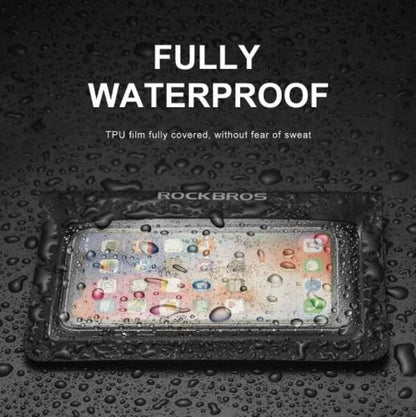 ROCKBROS Уловител на изпотяване за велосипеди за ролкови тренажори против изпотяване, дишащ сив