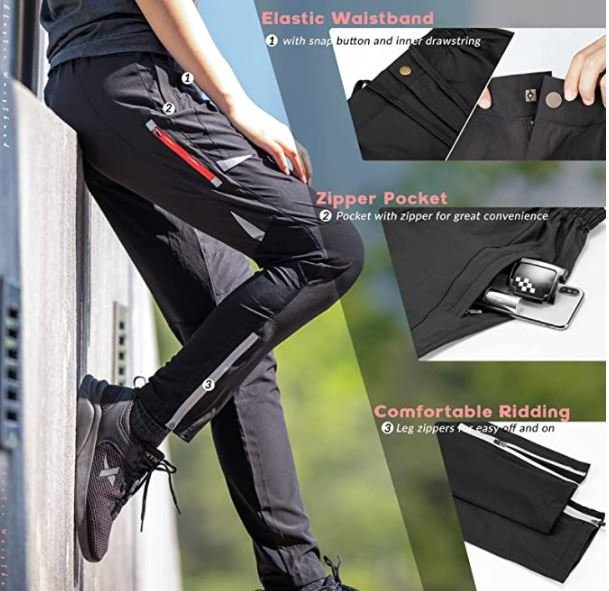 ROCKBROS мъжки панталони за колоездене, бягане или спорт на открито