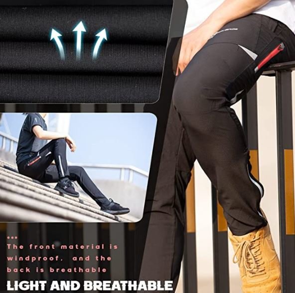 ROCKBROS мъжки панталони за колоездене, бягане или спорт на открито