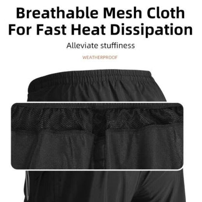 Панталони за колоездене ROCKBROS, водоустойчиви, дъждовни панталони, дишащи, фитнес, спортни