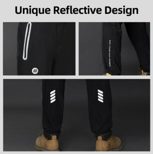 Панталони за колоездене ROCKBROS, водоустойчиви, дъждовни панталони, дишащи, фитнес, спортни