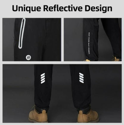 Панталони за колоездене ROCKBROS, водоустойчиви, дъждовни панталони, дишащи, фитнес, спортни