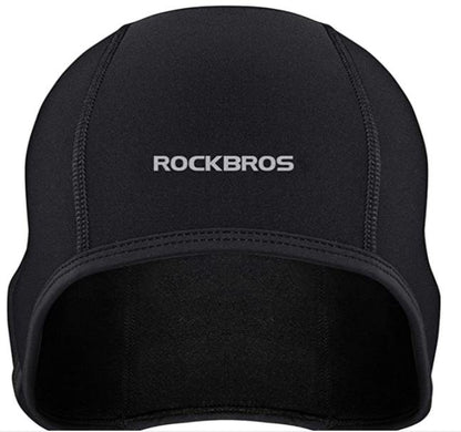 Термо шапка за колоездене под основната шапка ROCKBROS LF041BK, 2 бр.