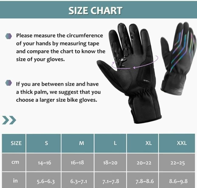 Зимни ръкавици ROCKBROS за бягане, колоездене, каране на мотоциклет, за мъже/жени