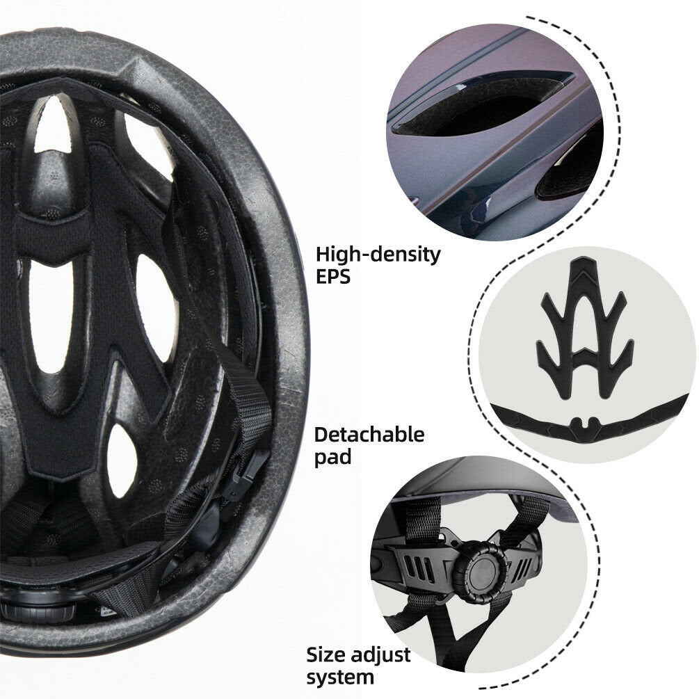 Каска за шосеен велосипед ROCKBROS TT-16-C с предпазни очила