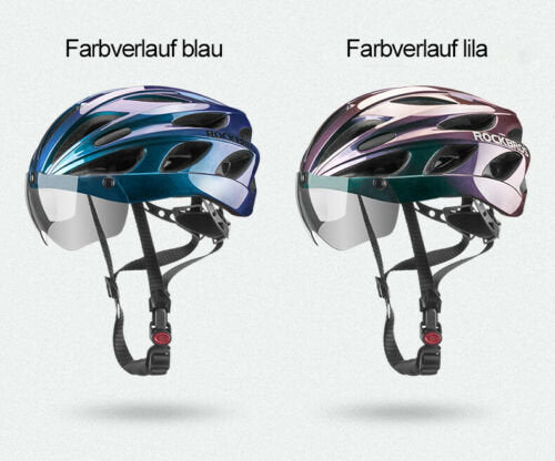 Каска за шосеен велосипед ROCKBROS TT-16-C с предпазни очила