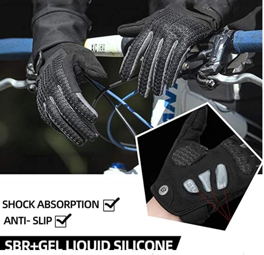 Ръкавици за колоездене ROCKBROS S169-1 зимни тъчскрийн