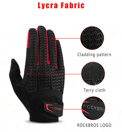 Ръкавици за колоездене ROCKBROS S169-1 зимни тъчскрийн