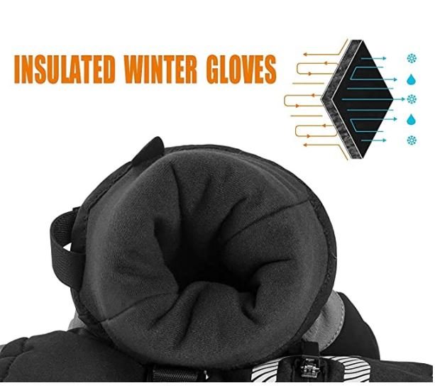 Ски ръкавици ROCKBROS, 2 в 1 (също пролет и есен)