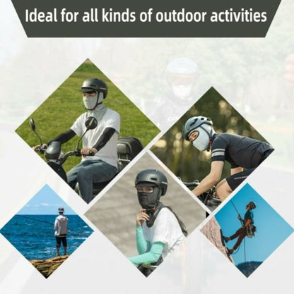 ROCKBROS Балаклава Дишаща мотоциклетна бандана UPF50+ Summer Ice Silk 3 цвята