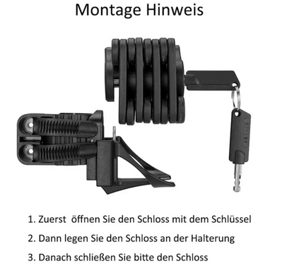 ROCKBROS WD795 ключалка за велосипед сгъваема брава против кражба